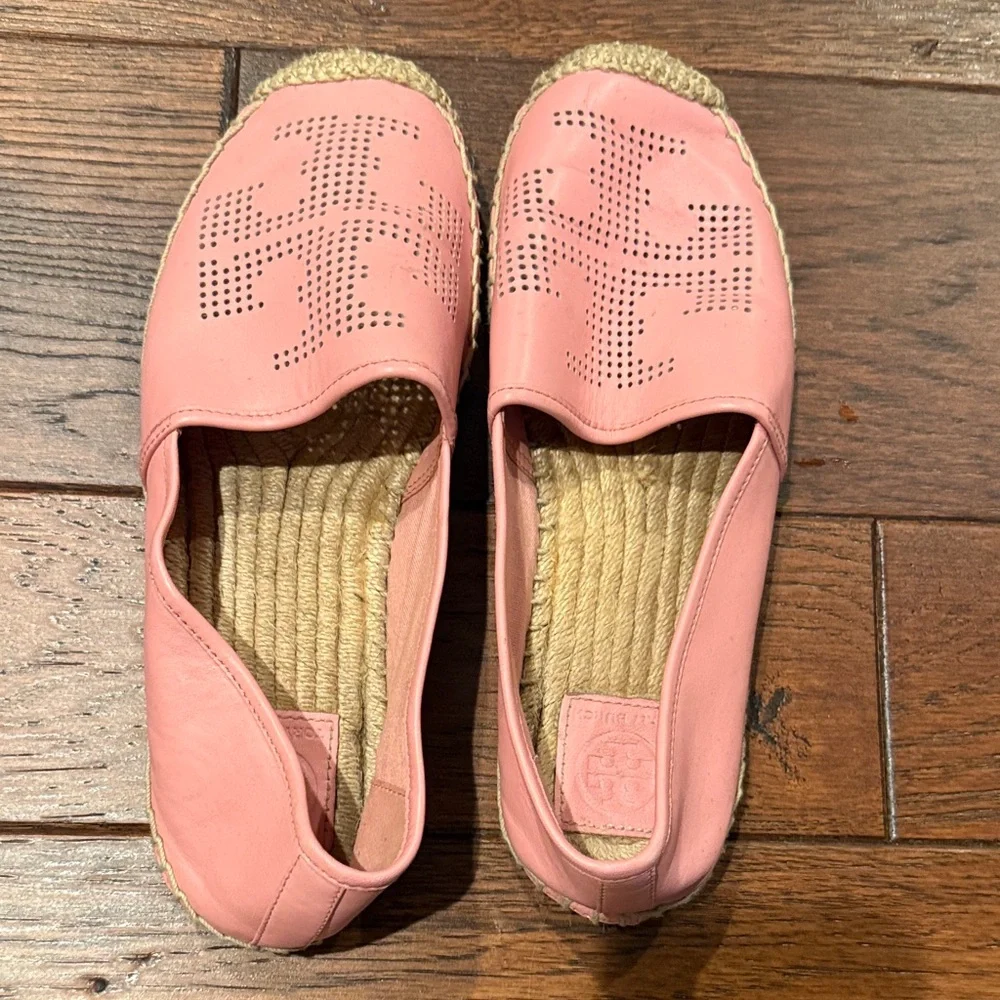 Tory Burch Blush Espadrille Slip-Ons - Picture 2 of 3